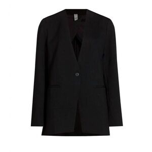 Spanx The Perfect Oversized Collarless Blazer Ponte Black XL